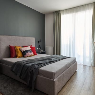 magánlakás függönyözése, Corvin-negyed, Budapest